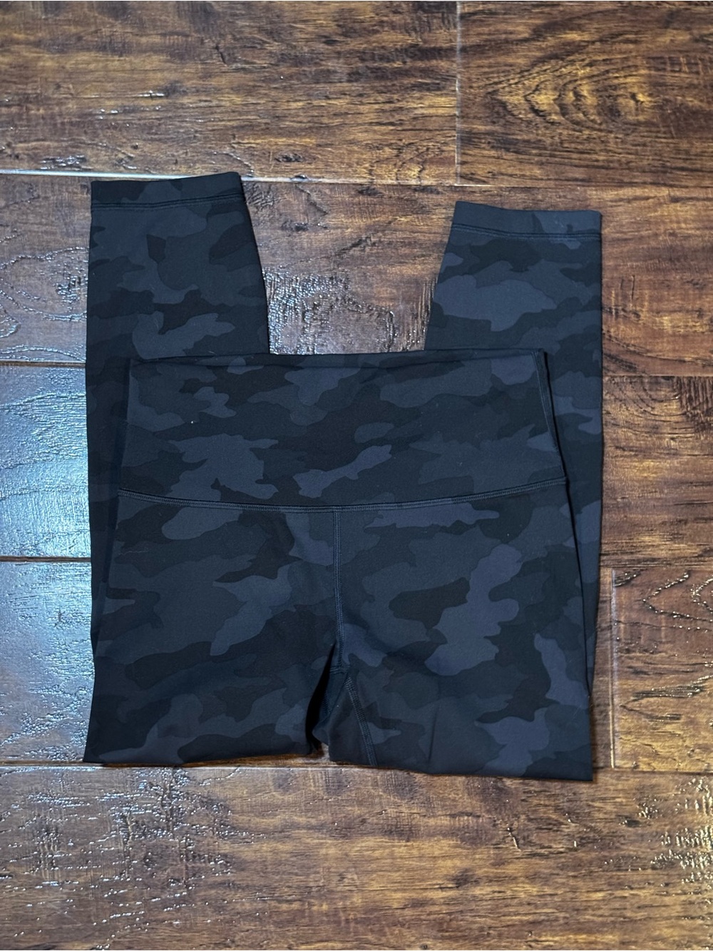Lululemon Wunder Train High-Rise Crop 23" Heritage 365 Camo Deep Coal Multi Sz10